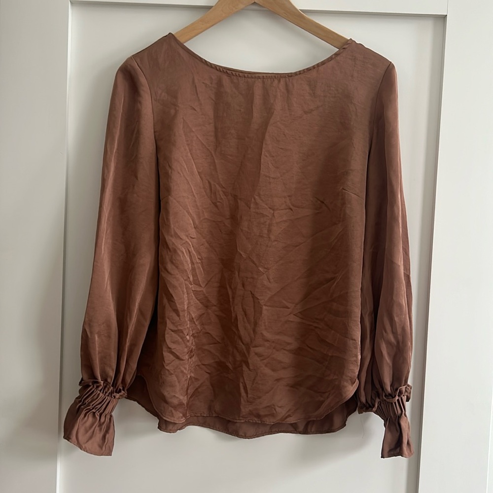Ann Taylor Bronze Blouse